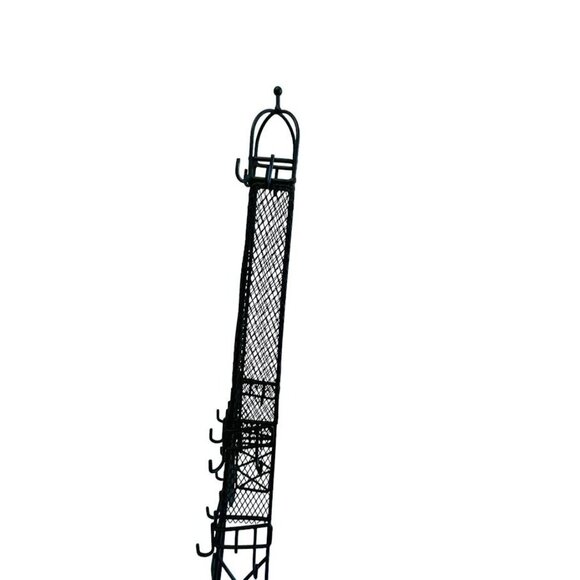 Black Metal Eiffel Tower Jewelry Holder Paris 32 Hooks for Necklace & Bracelets - Picture 6 of 15